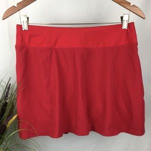 Fila Red Tennis Skirt Skort With Shorts M